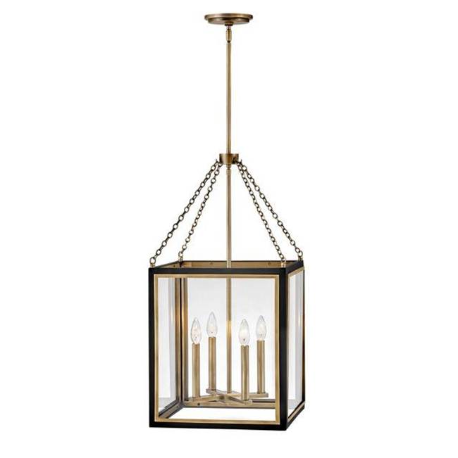 Hinkley Lighting 32984BK Black Large Pendant Image 1