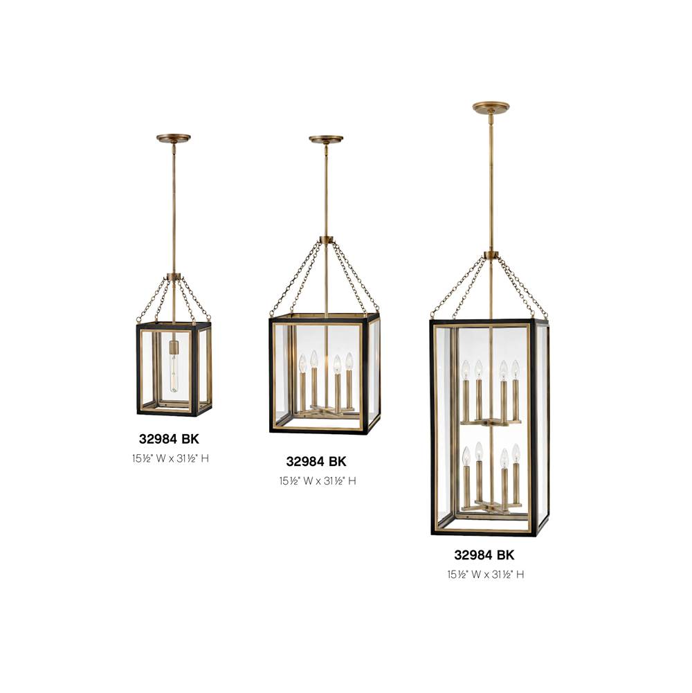 Hinkley Lighting 32988BK Black Large Multi Tier Image 2
