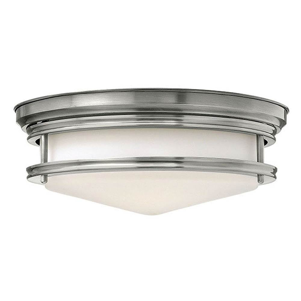 Hinkley Lighting 3301AN Antique Nickel Large Flush Mount Image 1