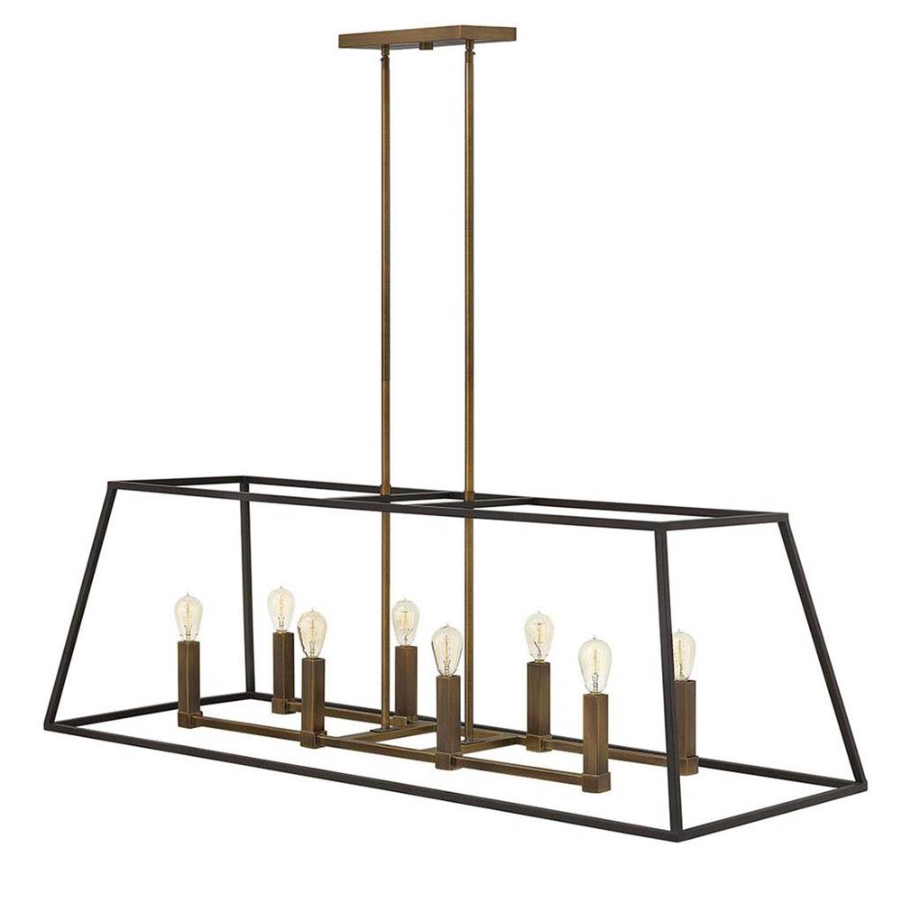 Hinkley Lighting Fulton Eight Light Open Frame Linear