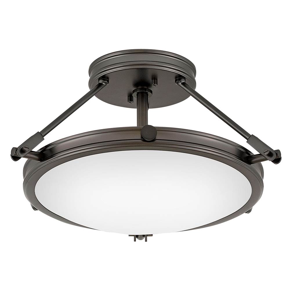 Hinkley Lighting 3381BX Black Oxide Small Semi-flush Mount Image 2