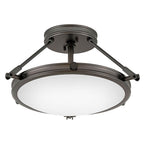 Hinkley Lighting 3381BX Black Oxide Small Semi-flush Mount Image 2