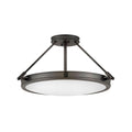 Hinkley Lighting 3382BX Black Oxide Medium Semi-flush Mount Image 1