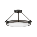 Hinkley Lighting 3382BX Black Oxide Medium Semi-flush Mount Image 1