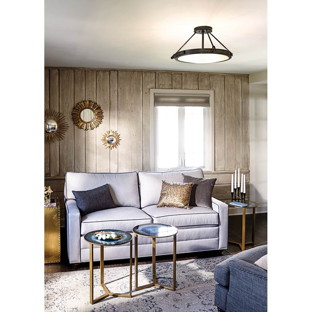 Hinkley Lighting Collier Medium Semi-flush Mount