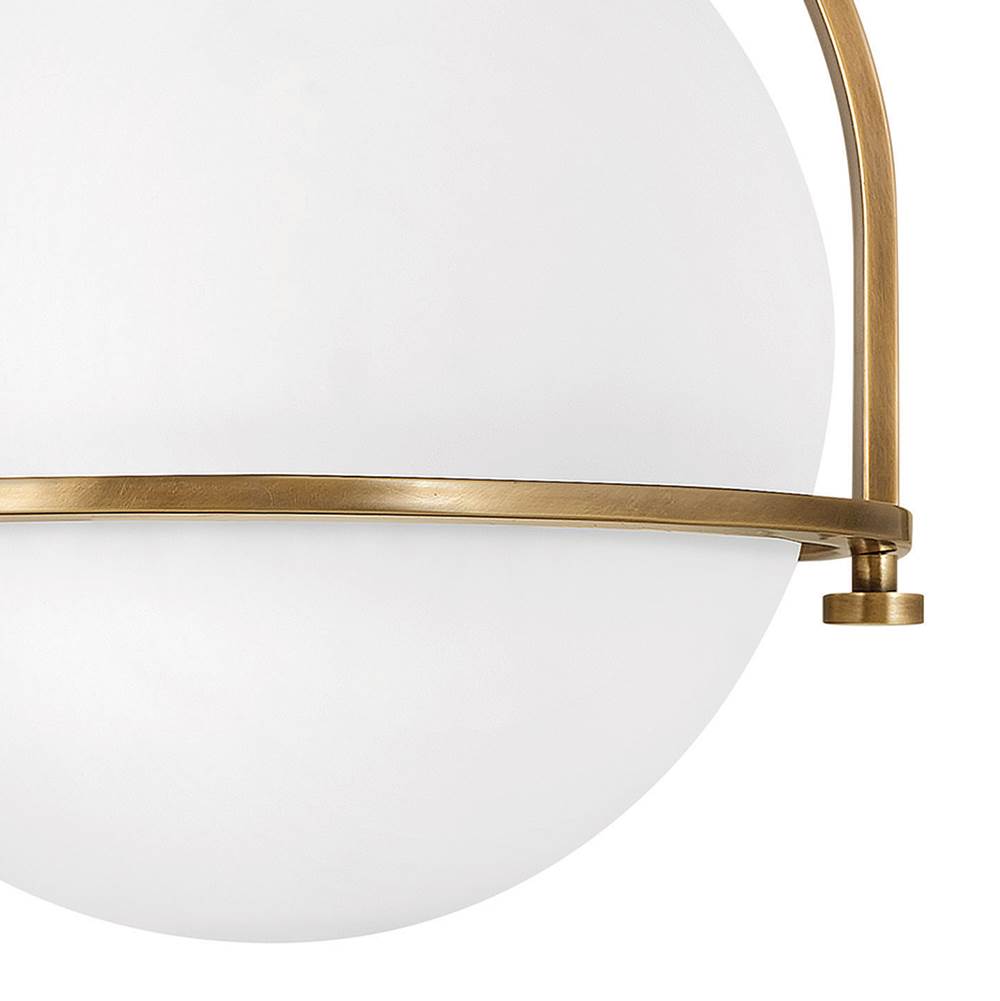 Hinkley Lighting 3403HB Heritage Brass Small Semi-flush Mount Image 2