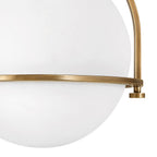 Hinkley Lighting 3403HB Heritage Brass Small Semi-flush Mount Image 2