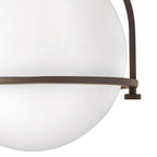 Hinkley Lighting 3403KZ Buckeye Bronze Small Semi-flush Mount Image 2