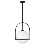 Hinkley Lighting 3405BK Black Large Pendant Image 1