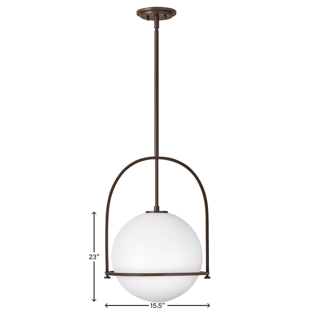Hinkley Lighting 3405KZ Buckeye Bronze Large Pendant Image 4