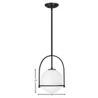Hinkley Lighting 3407BK Black Medium Pendant Image 3