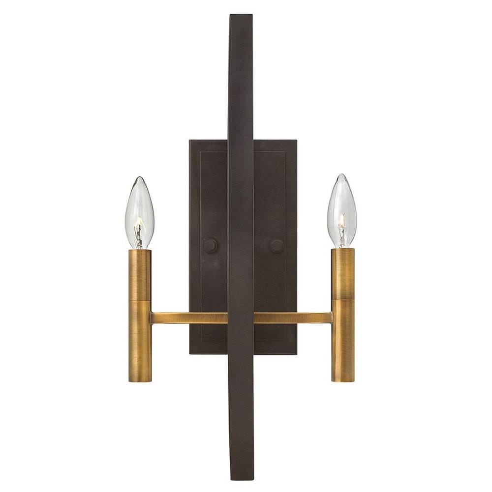 Hinkley Lighting 3460SB Spanish Bronze Two Light Sconce Image 1