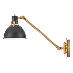 Hinkley Lighting 3480SK Satin Black Small Single Light Sconce Image 4