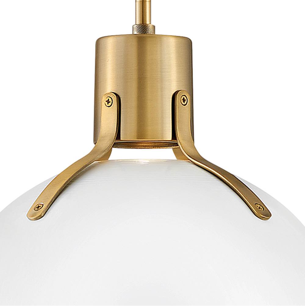 Hinkley Lighting 3487PT Polished White Small Pendant Image 8