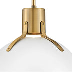 Hinkley Lighting 3487PT Polished White Small Pendant Image 8