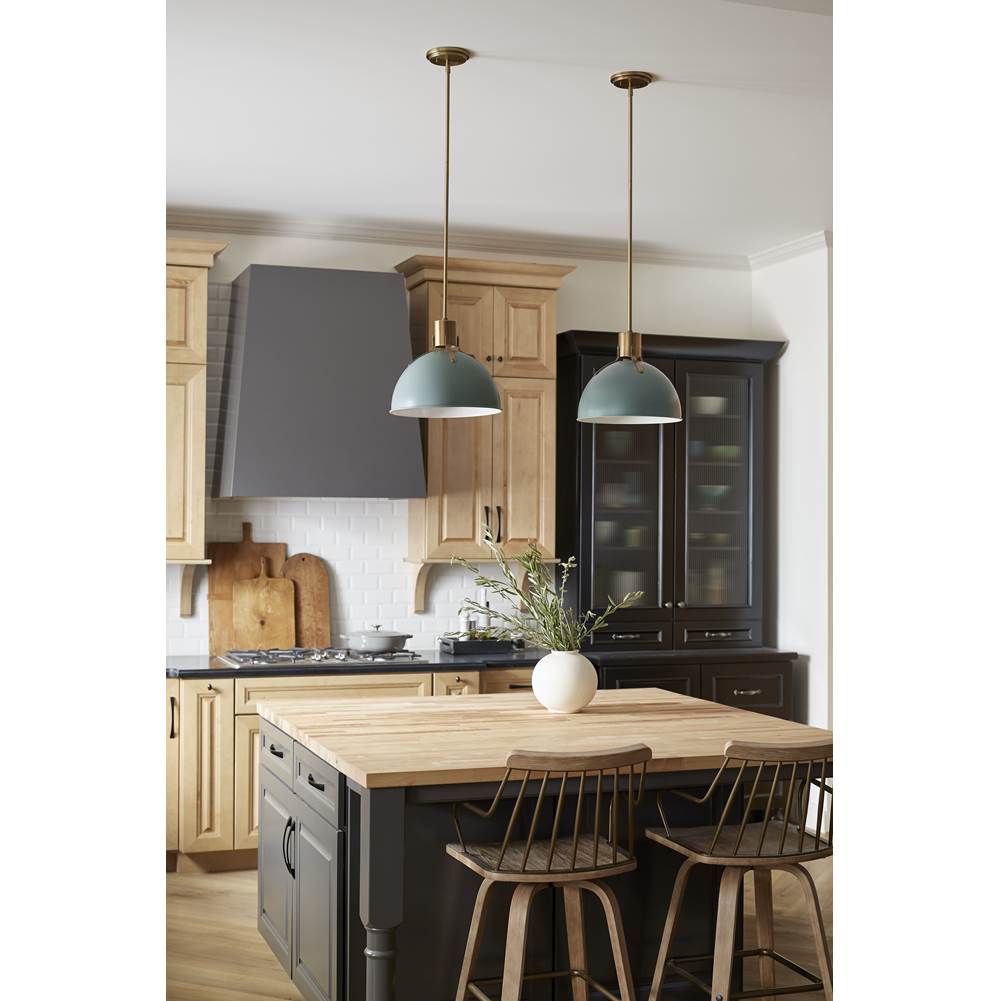 Hinkley Lighting 3487SGN Sage Green Small Pendant Image 3