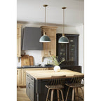 Hinkley Lighting 3487SGN Sage Green Small Pendant Image 2