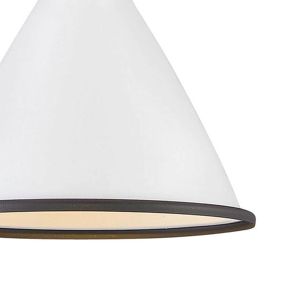 Hinkley Lighting 3557PT Polished White Small Pendant Image 3