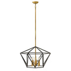 Hinkley Lighting 3576DZ Aged Zinc Medium Open Frame Single Tier Image 1