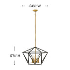 Hinkley Lighting Theory Medium Open Frame Single Tier