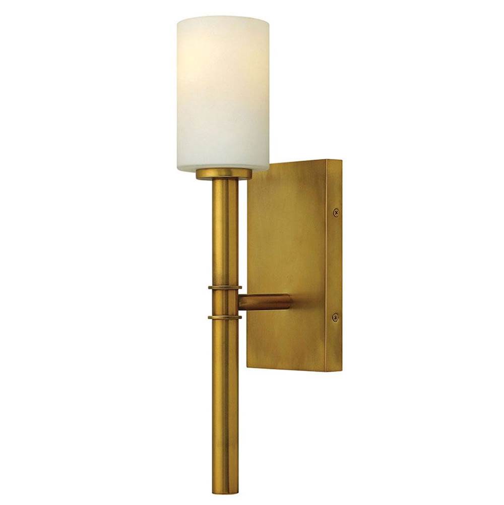 Hinkley Lighting 3580VS Vintage Brass Single Light Sconce Image 1