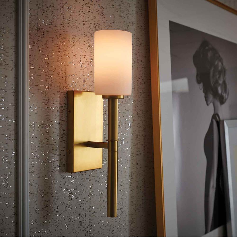 Hinkley Lighting 3580VS Vintage Brass Single Light Sconce Image 5