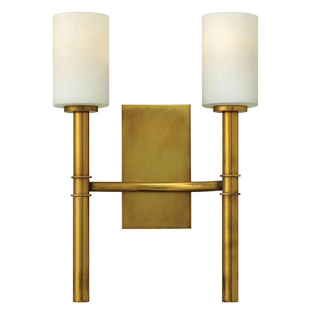 Hinkley Lighting 3582VS Vintage Brass Two Light Sconce Image 1