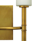 Hinkley Lighting 3582VS Vintage Brass Two Light Sconce Image 3
