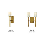 Hinkley Lighting 3582VS Vintage Brass Two Light Sconce Image 2