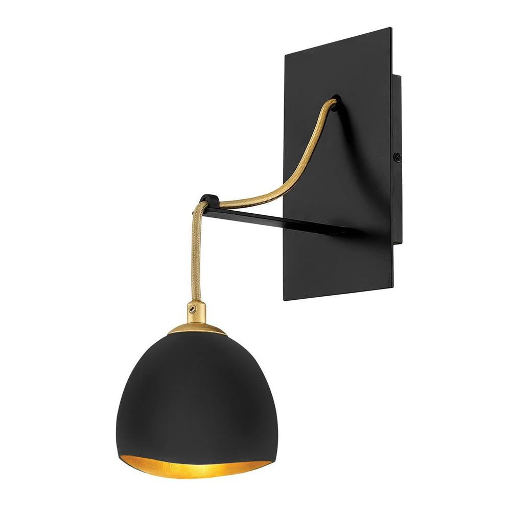 Hinkley Lighting 35900SHB Shell Black Single Light Sconce Image 1
