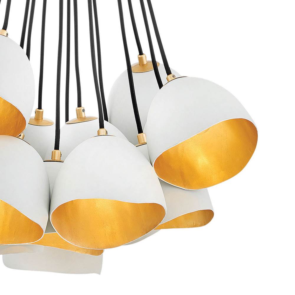 Hinkley Lighting 35906SHW Shell White Large Single Tier Image 6