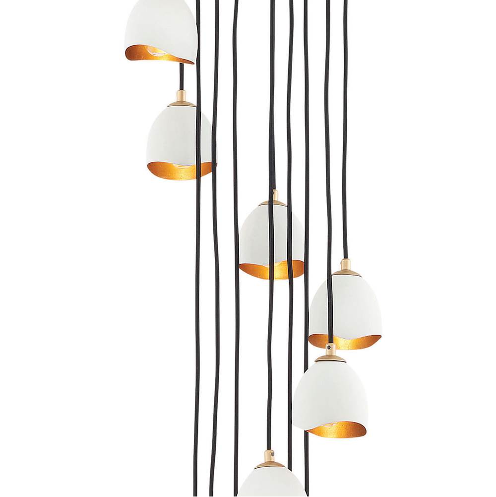 Hinkley Lighting 35908SHW Shell White Large Multi Tier Image 5