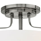 Hinkley Lighting 3641BN Brushed Nickel Medium Semi-flush Mount Image 2