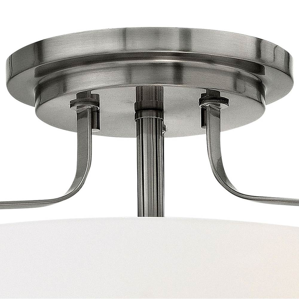 Hinkley Lighting 3641BN Brushed Nickel Medium Semi-flush Mount Image 2