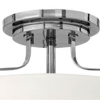 Hinkley Lighting 3641CM Chrome Medium Semi-flush Mount Image 4