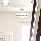 Hinkley Lighting 3641CM Chrome Medium Semi-flush Mount Image 3