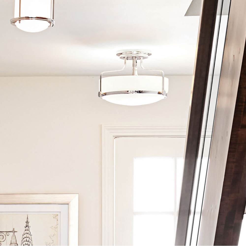 Hinkley Lighting 3641CM Chrome Medium Semi-flush Mount Image 3
