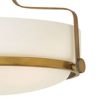 Hinkley Lighting 3641HB Heritage Brass Medium Semi-flush Mount Image 3