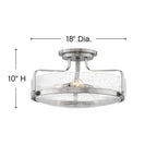 Hinkley Lighting Harper Large Semi-flush Mount