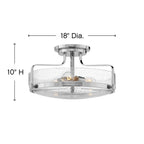 Hinkley Lighting Harper Large Semi-flush Mount