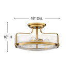 Hinkley Lighting Harper Large Semi-flush Mount