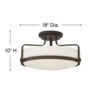 Hinkley Lighting Harper Large Semi-flush Mount