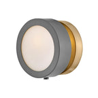 Hinkley Lighting 3650DMG Dark Matte Grey Single Light Sconce Image 1