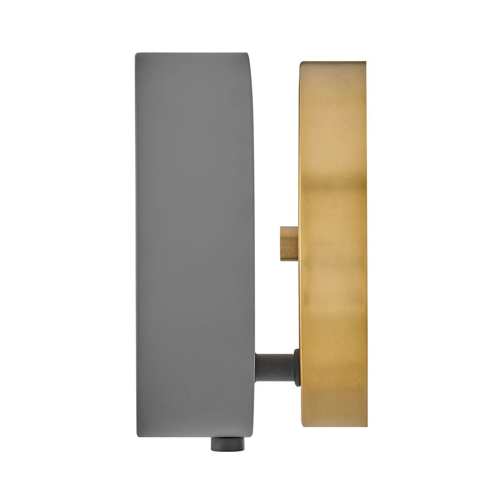 Hinkley Lighting 3650DMG Dark Matte Grey Single Light Sconce Image 7