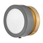 Hinkley Lighting 3650DMG Dark Matte Grey Single Light Sconce Image 6