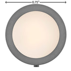 Hinkley Lighting 3650DMG Dark Matte Grey Single Light Sconce Image 5
