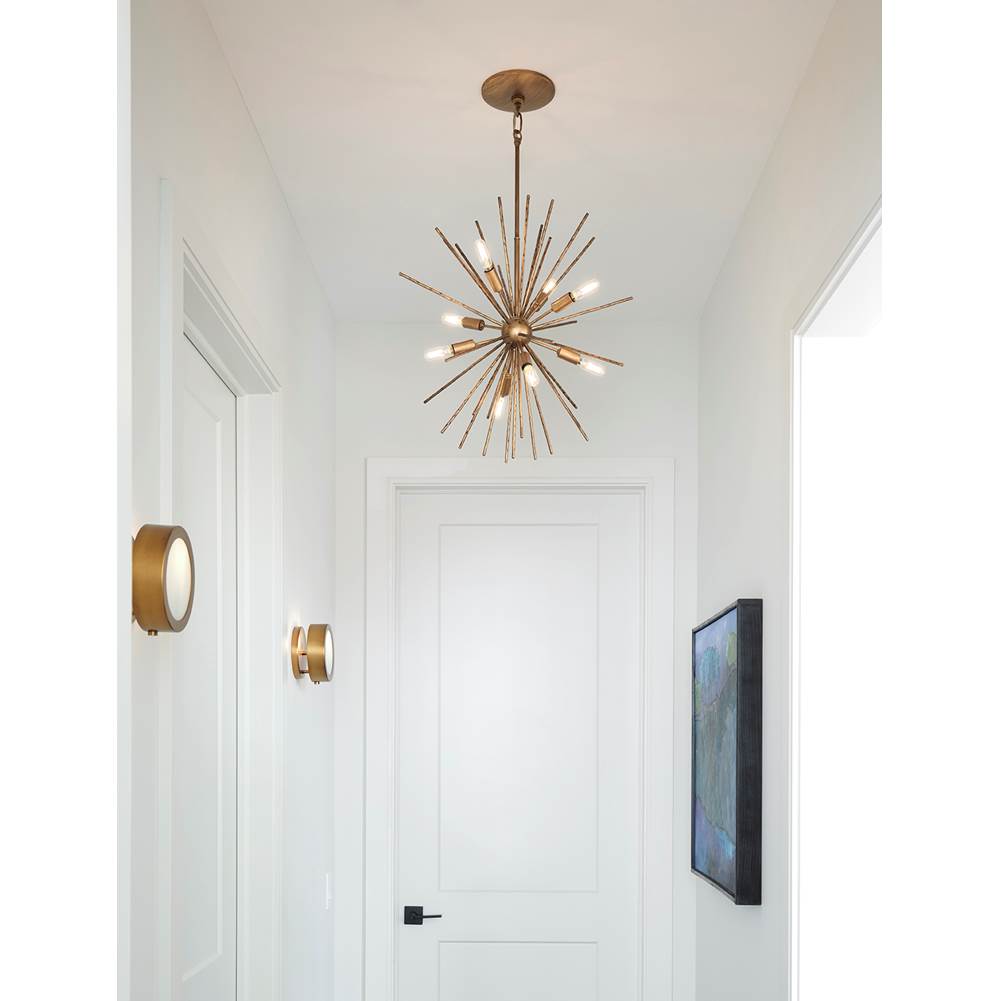 Hinkley Lighting 3650HB Heritage Brass Single Light Sconce Image 2