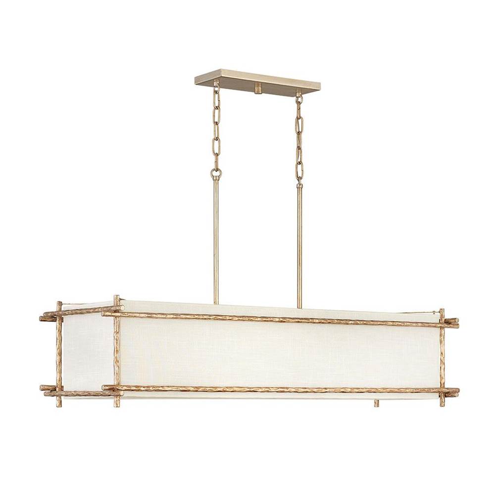 Hinkley Lighting 3676CPG Champagne Gold Six Light Linear Image 1