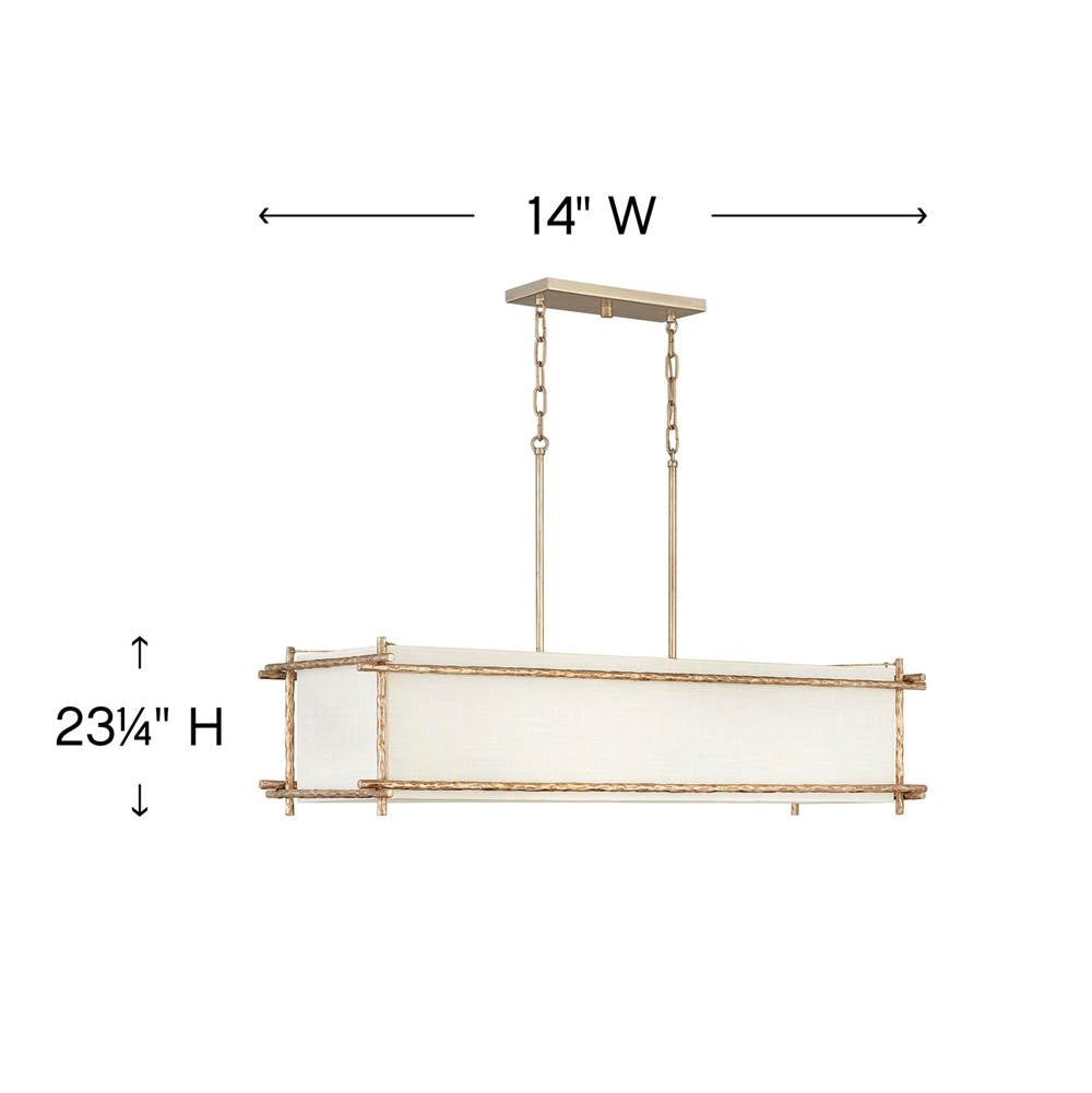 Hinkley Lighting Tress Six Light Linear