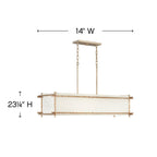 Hinkley Lighting Tress Six Light Linear